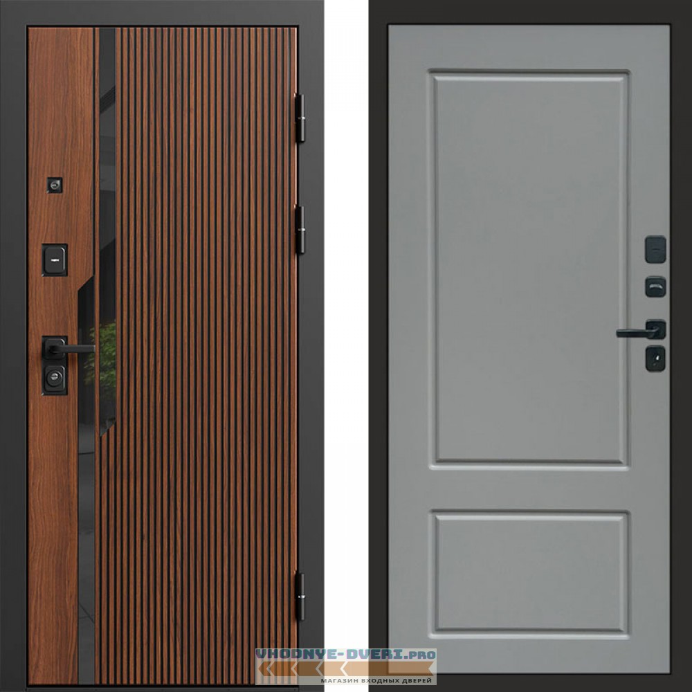 Дверь входная Termo Door Флекс Бетон Марсель Grey софт